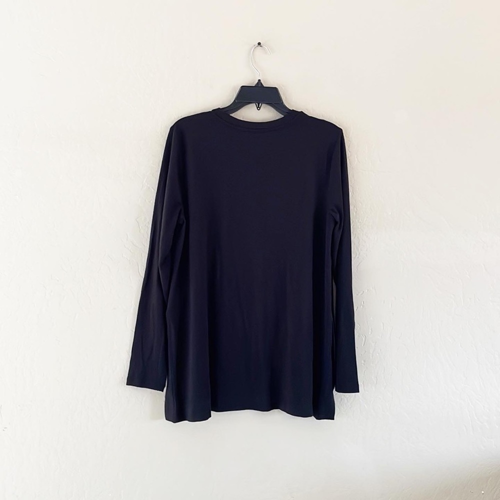 Daily Ritual Black Tunic‎ Knit Top - Picture 4 of 10